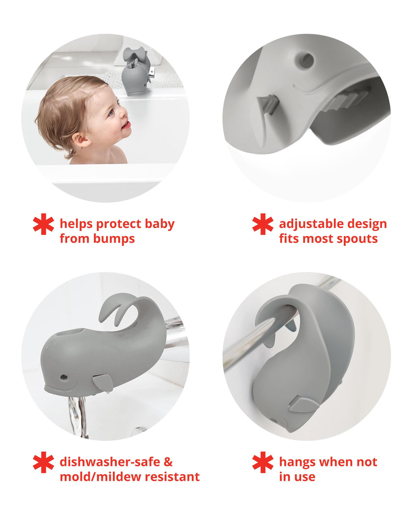 Skip Hop Baby Bath Spout Cover Universal Fit MOBY Grey 🍁 All In One Marketplace Canada
