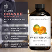 Brooklyn Botany Sweet Orange Essential Oil - Huge 118 ml - 100% Pure and Natural - Premium Grade with Dropper - for Aromatherapy and Diffuser 🍁 All In One Marketplace Canada