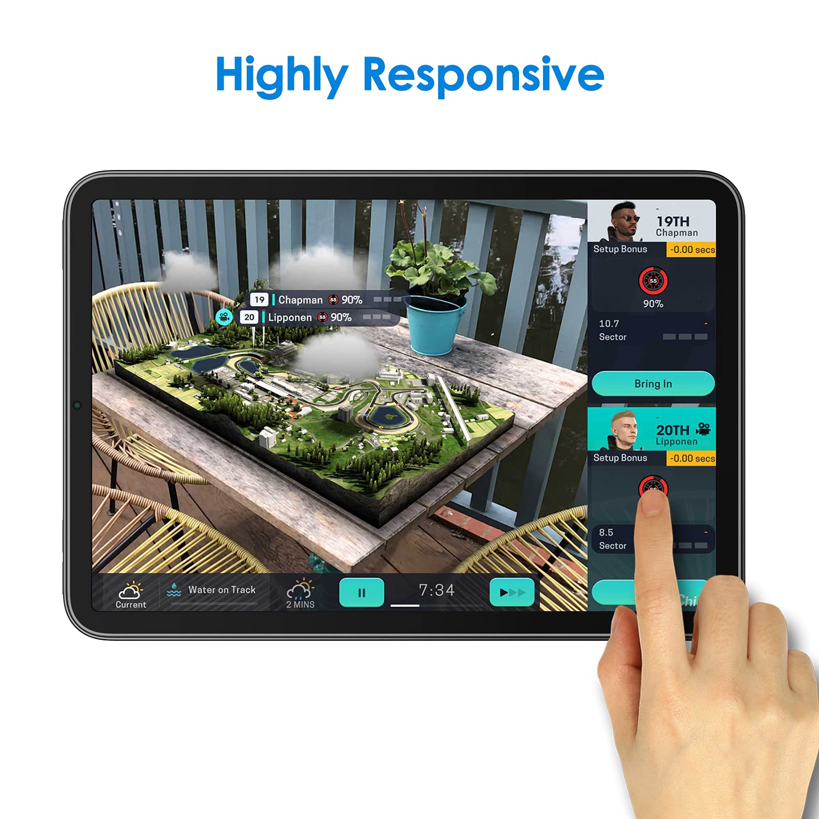 JETech Screen Protector for iPad mini (A17 Pro, 2024 Model, 7th Generation) / mini 6 (2021 Model, 6th Generation), 8.3-Inch, Tempered Glass Film, 2-Pack 🍁 All In One Marketplace Canada