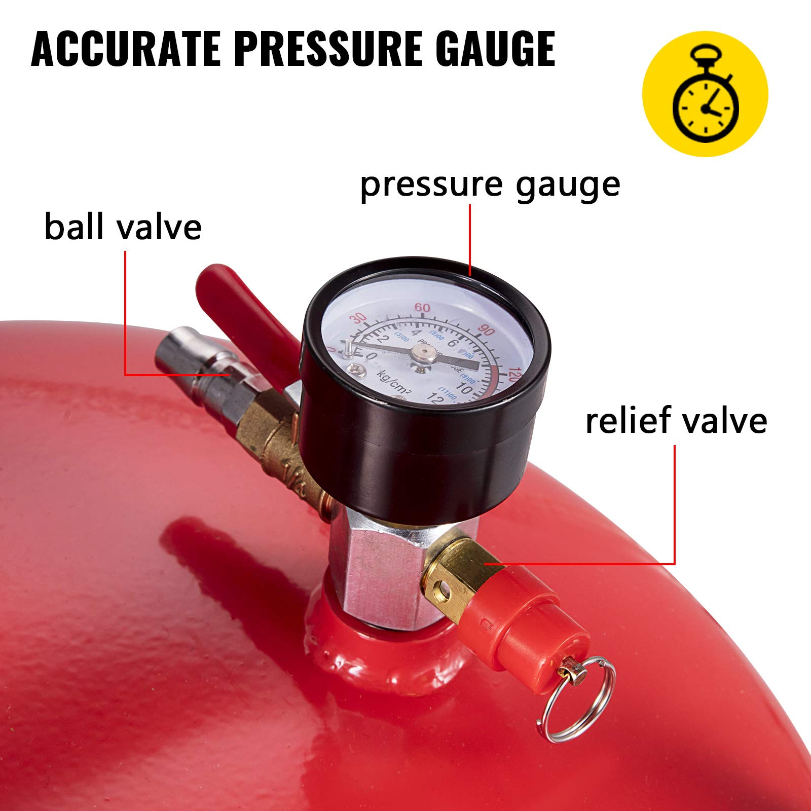 VEVOR Waste Oil Drain Tank 20 Gallon Portable Oil Drain Air Operated Drainer Oil Change, Oil Drain Container, Fluid Fuel Transfer Drainage Adjustable Funnel Height, with Wheel For Easy Oil Removal 🍁 All In One Marketplace Canada