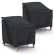 Gasadar Patio Chair Cover-2 Pack, Heavy Duty Waterproof UV Resistant Anti-Fading Chair Covers for Lawn Outdoor Furniture Chairs,35
