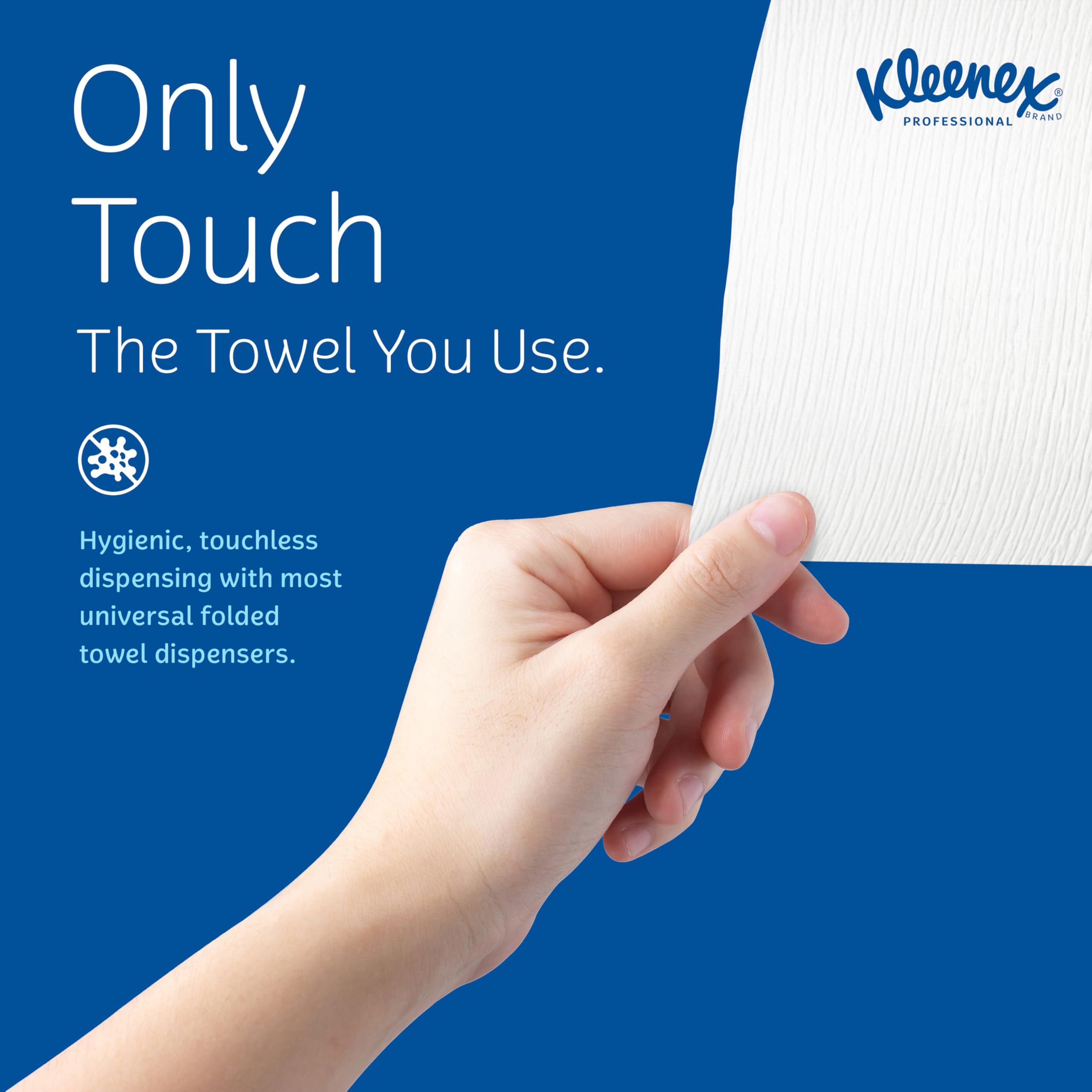 Kleenex Professional Universal Multifold Paper Towels, Bulk (02046), Absorbency Pockets, 9.2