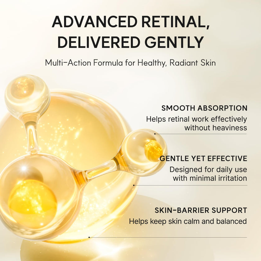 Arencia Retinal Booster Shot Serum, Firming Advanced Night Serum with Caffeine and Ectoin for Mature Skin, Pore Minimizing, WFine Lines & Wrinkles, Korean Skincare 30ml 🍁 All In One Marketplace Canada