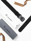 JUKMO Tactical Belt, Military Hiking Rigger 1.5 inches Nylon Web Work Belt with Heavy Duty Quick Release Buckle (Black, Small) 🍁 All In One Marketplace Canada