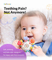 Infinno Baby Teething Toy with Rattle Spinner, BPA-Free Silicone for Baby 🍁 All In One Marketplace Canada
