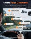 70mai 4K Front Dash Cam Built in WiFi, Smart Dash Camera for Cars, WDR, Night Vision, iOS/Android Mobile App, WDR, Night Vision, Loop Recording, Parking Monitor, Time-Lapse (M310 Plus 4K) (2160P) 🍁 All In One Marketplace Canada