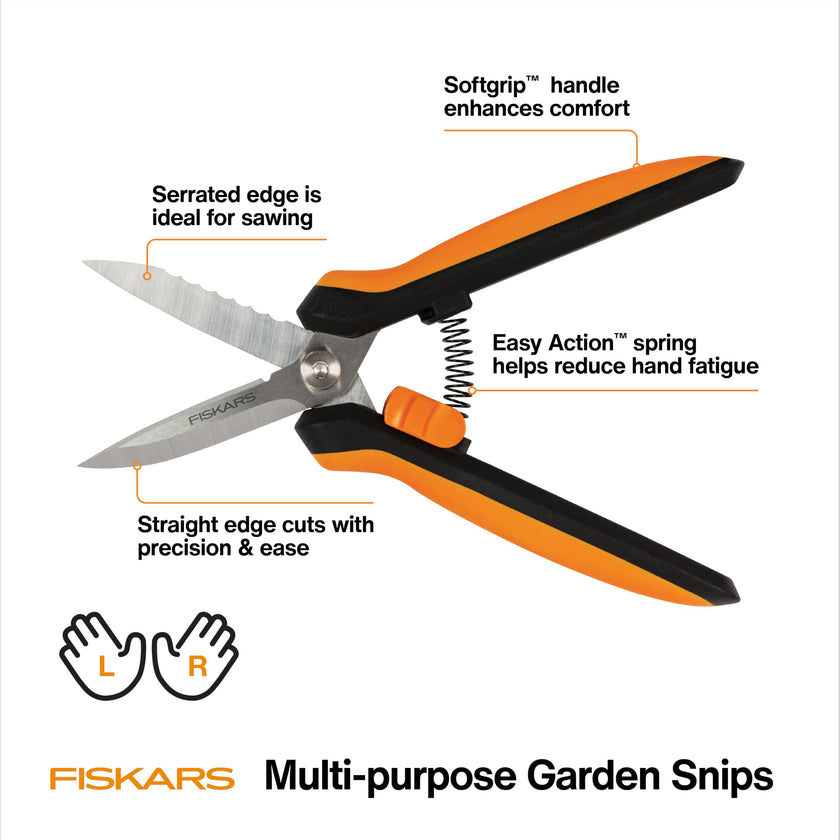 Fiskars Pruning Shears for Gardening, Multipurpose 8