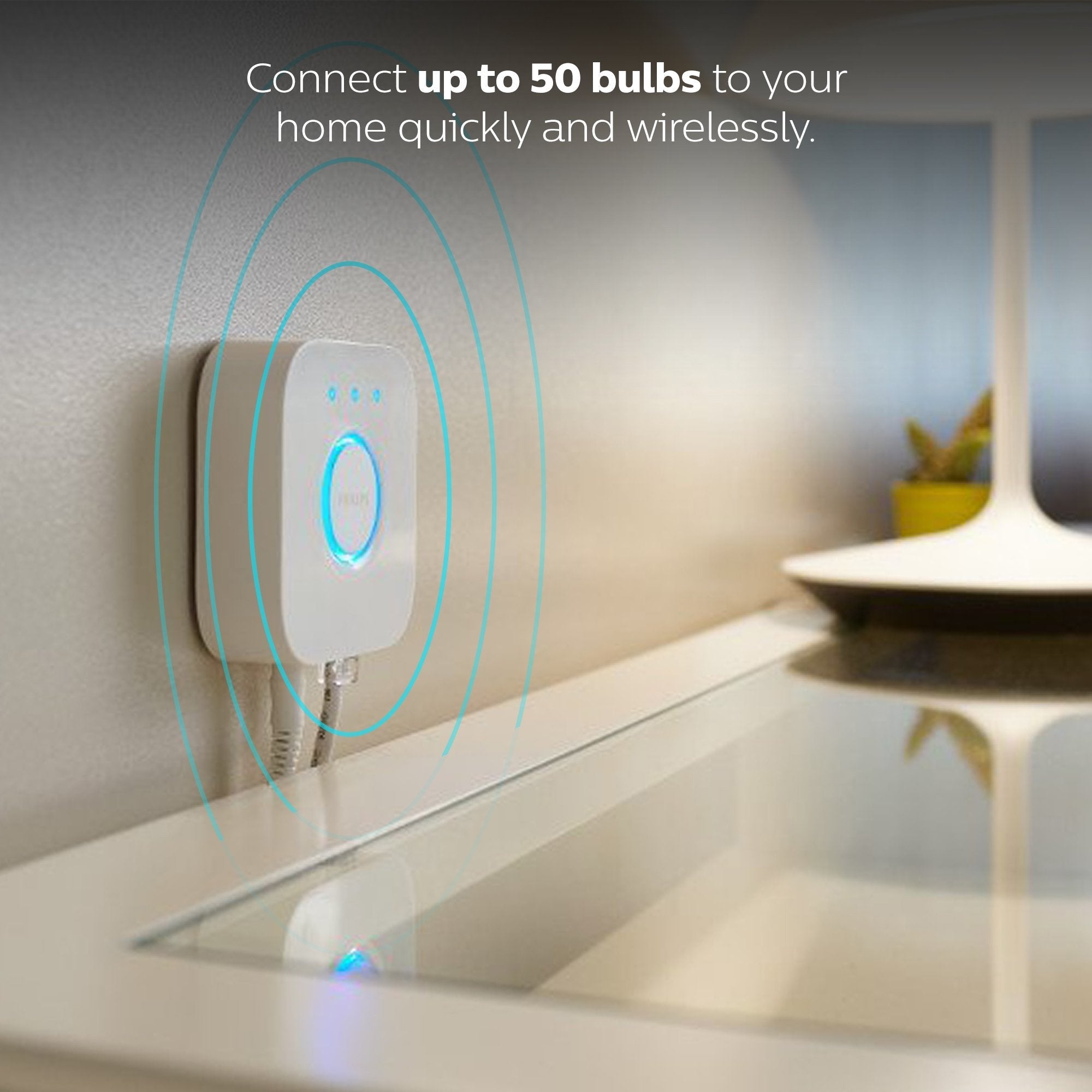 Philips Hue Bridge - Unlock the Full Potential of Hue - Multi-Room and Out-of-Home Control - Create Automations and Zones - Secure, Stable Connection Won't Strain Your Wi-Fi - Works with Voice, Matter 🍁 All In One Marketplace Canada