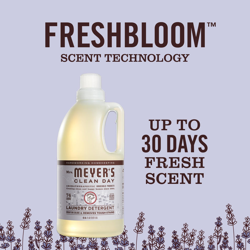 Mrs. Meyer's Clean Day Laundry Detergent, Lavender Scent, 1.8L (Packaging May Vary) 🍁 All In One Marketplace Canada