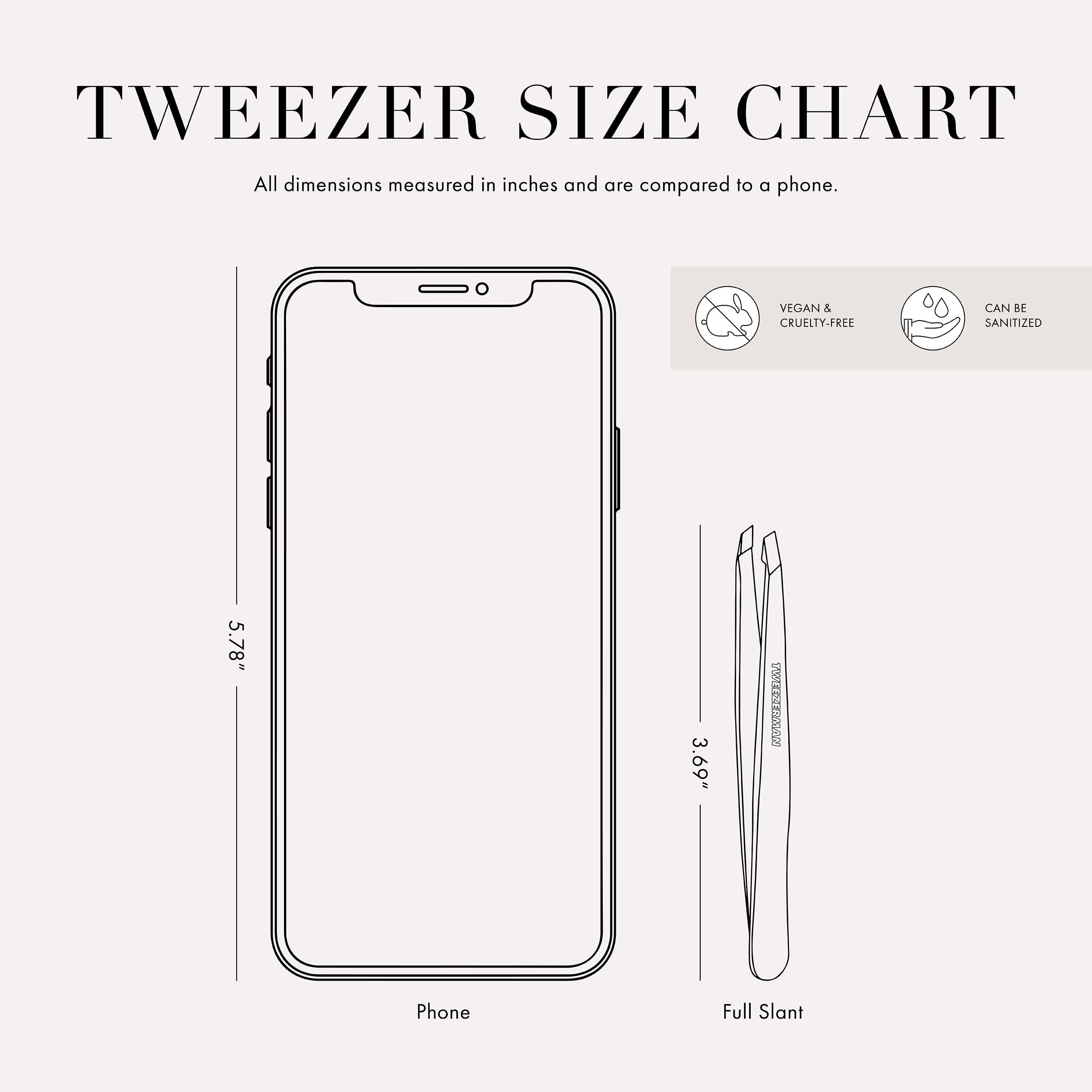 Tweezerman Exclusive Dusty Rose Slant Tweezer - Hair Removal Tweezers, Stainless Steel 🍁 All In One Marketplace Canada