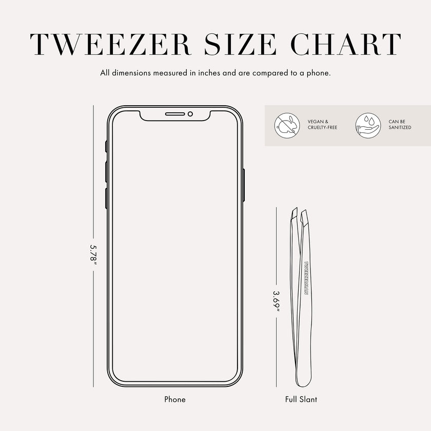 Tweezerman Exclusive Dusty Rose Slant Tweezer - Hair Removal Tweezers, Stainless Steel 🍁 All In One Marketplace Canada