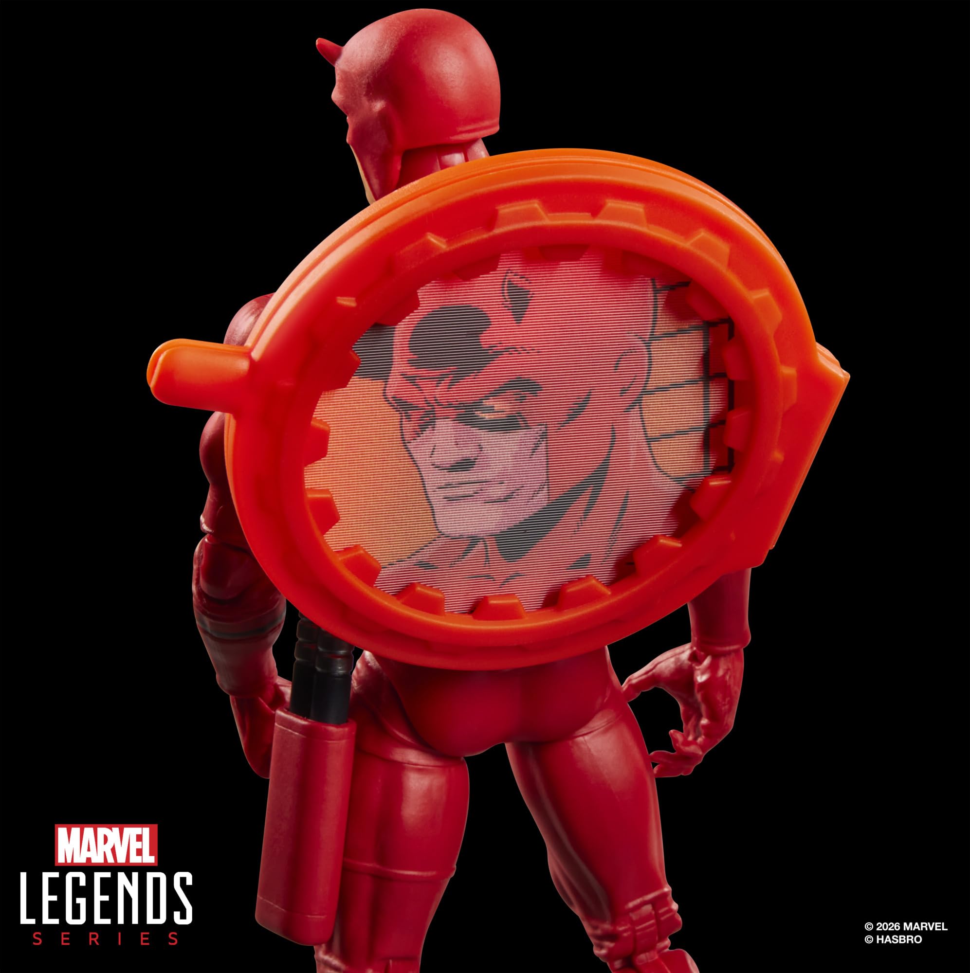 Marvel Legends Series Secret Wars Daredevil, Retro Marvel Comics Collectible 6 Inch Action Figure with Lenticular Shield 🍁 All In One Marketplace Canada