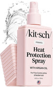 Kitsch Heat Protection Spray for Hair – Heat Protectant for Hair with Argan Oil – Styling Hair Spray for Frizz Control, Shine & Damage Protection – Protects Strands | Ideal Gifts for Women – 201ml 🍁 All In One Marketplace Canada