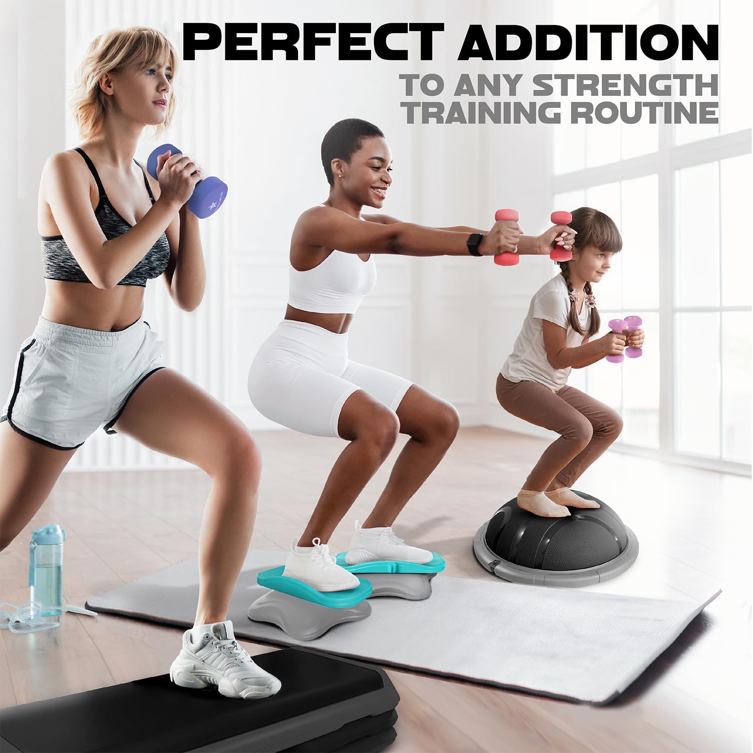 Yes4All Dumbbell Neoprene, poids et haltere, Weight set, hand weights for women, dumbbells pair, free weights (Black - 10lbs) 🍁 All In One Marketplace Canada