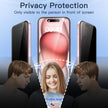 JETech Privacy Screen Protector for iPhone 15, 2-Pack 🍁 All In One Marketplace Canada