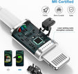 QZIIW 2 Pack [Apple MFI Certified],iPhone Fast Charger Cable 3 FT,USB to Lightning Cable 3 Foot Fast Charge Data Transfer 3 Feet Power Cord for iPhone 14 13 12 11 Pro Max Mini XR XS X 9 8 7Plus ipad 🍁 All In One Marketplace Canada