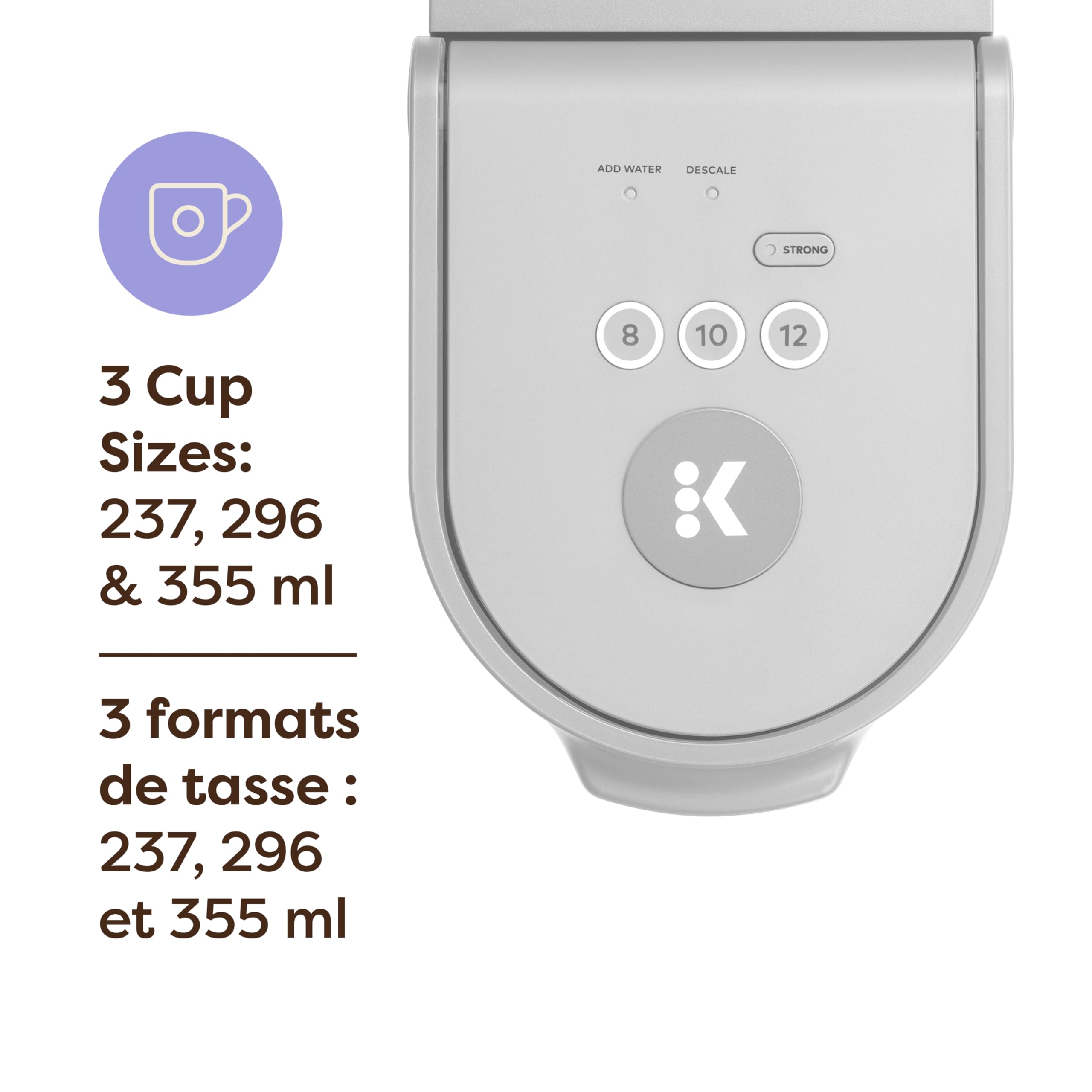 Keurig K-Mini Go Single Serve K-Cup Pod Coffee Maker, Warmstone 🍁 All In One Marketplace Canada
