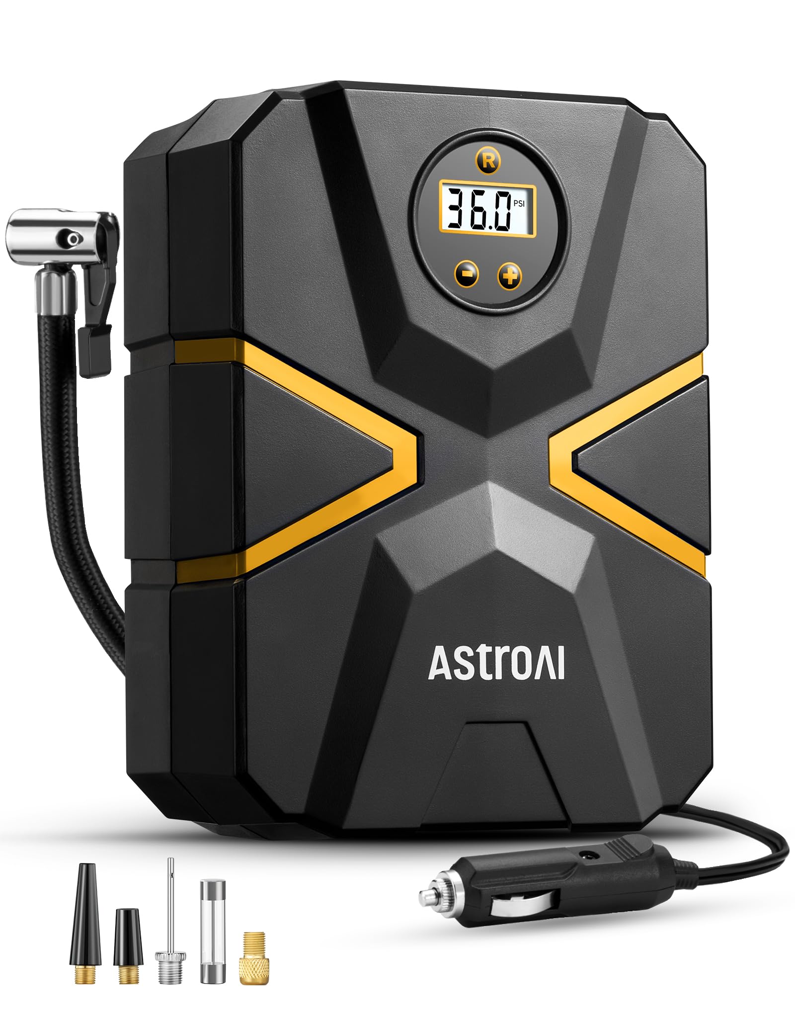 AstroAI S1 Tire Inflator Portable Air Compressor 12V DC, Digital Car Tire Pump 150 PSI, Preset Tire Pressure & Auto Shutoff, Electric Air Pump for Car Tires, Motorcycles, Bicycles, Other Inflatables 🍁 All In One Marketplace Canada
