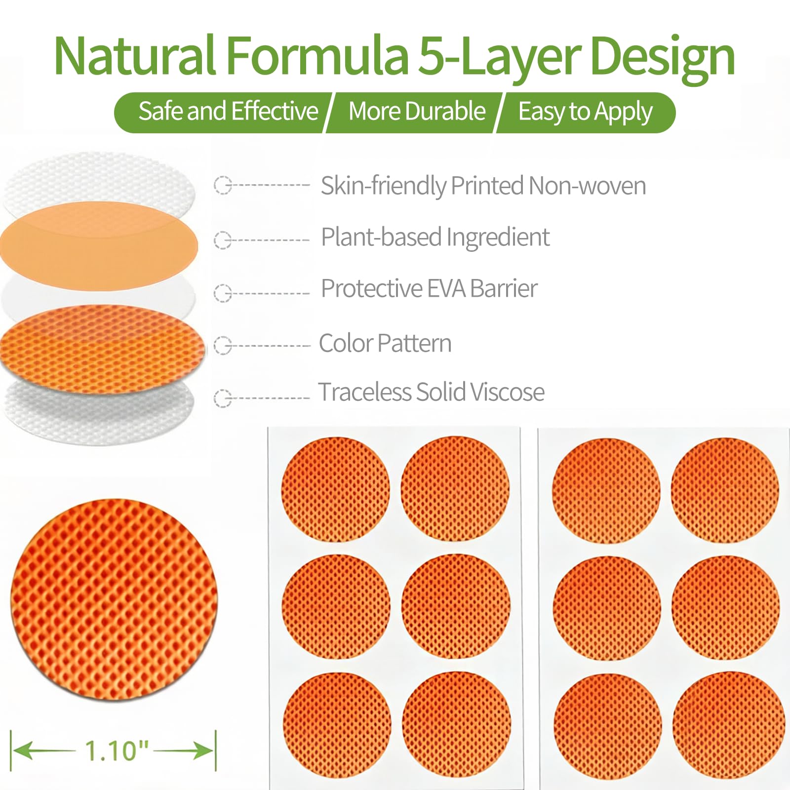 150 Count Natural Sticker Patch for Kids Adult Outdoor Indoor Travel Camping Hiking (Orange) 🍁 All In One Marketplace Canada