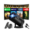 [2026 Upgraded] Mini Projector Support 4K 1080P FHD Auto Keystone 270° Rotatable with WiFi 6 and Bluetooth 5.2 Projector Portable Compatibile with HDMI/TV Stick/Memory Stick/Laptop,Black 🍁 All In One Marketplace Canada