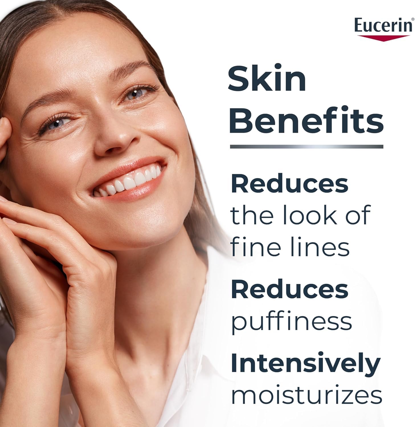 Eucerin Anti-Wrinkle Eye Cream, Smoothing, Anti-Age, Hyaluronic Acid, 15mL 🍁 All In One Marketplace Canada
