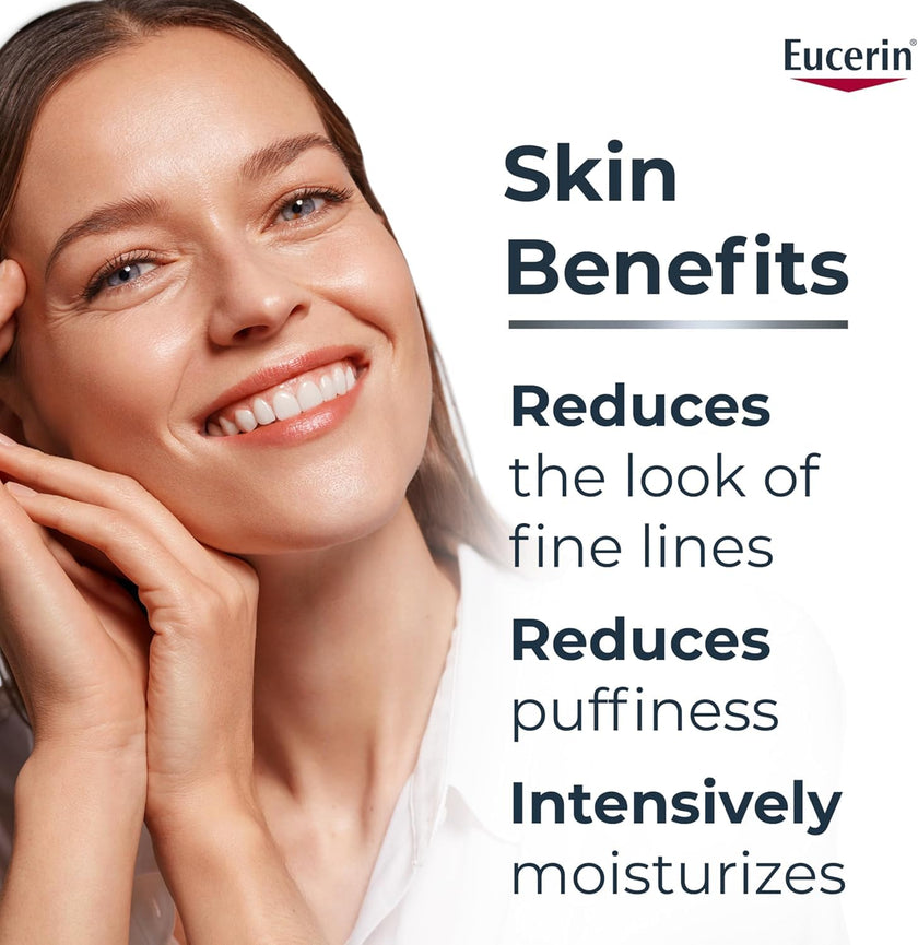 Eucerin Anti-Wrinkle Eye Cream, Smoothing, Anti-Age, Hyaluronic Acid, 15mL 🍁 All In One Marketplace Canada