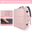 Taygeer Travel Backpack for Women, Carry On Backpack with Shoe Pouch, TSA 15.6inch Laptop Backpack Flight Approved, College Nurse Bag Casual Daypack for Weekender Business Hiking, Pink 🍁 All In One Marketplace Canada