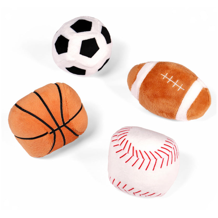 Baby GUND My First Sports Bag Stuffed Plush Playset, Baby Gift Toys for Boys and Girls Ages 1 & Up, 5 Piece, 8
