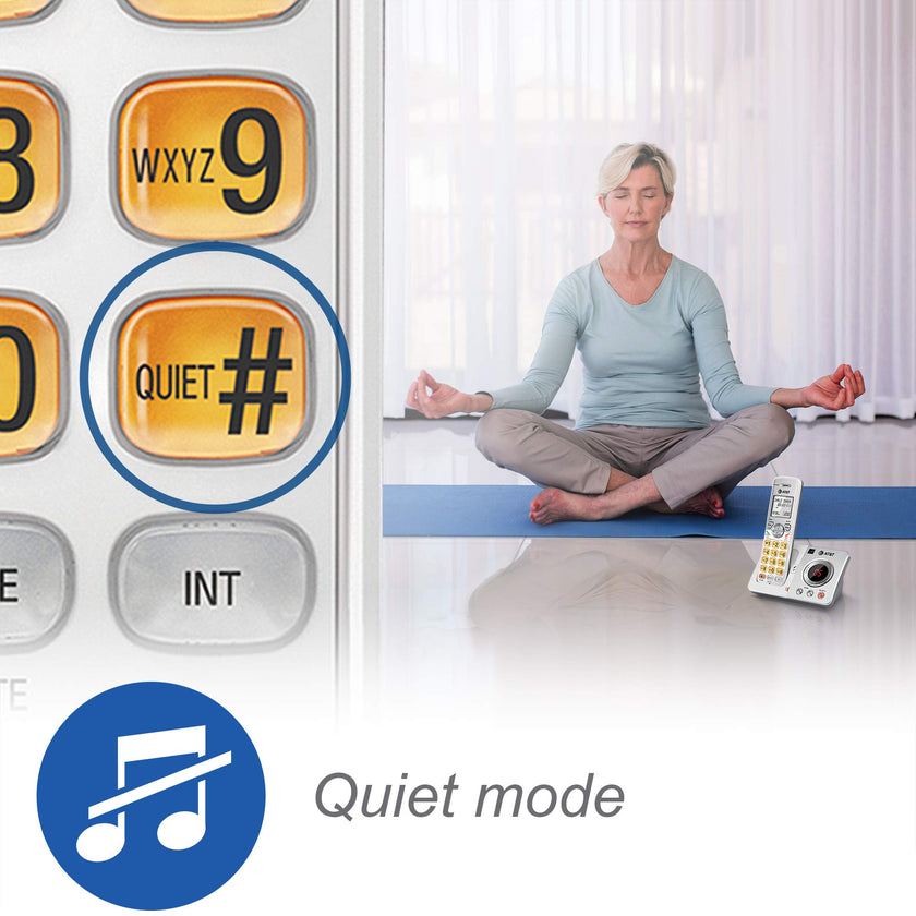 AT&T DECT 6.0 2 Cordless Phones with Caller ID, Handset Speakerphones, White and Grey 🍁 All In One Marketplace Canada