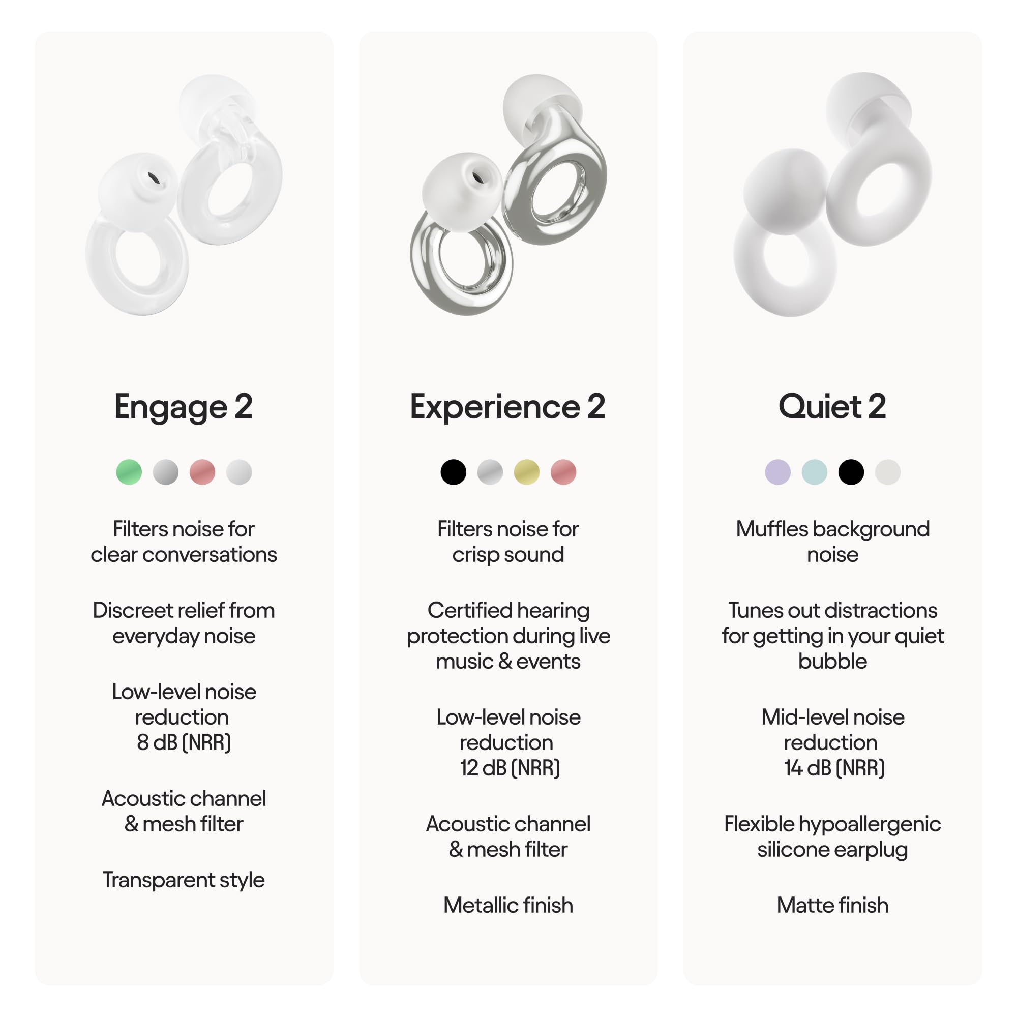 Loop Engage 2 Ear Plugs – Everyday Noise Relief With Clear Speech for Social Gatherings, Work, Conversation, Parenting & Noise Sensitivity – 16 dB Noise Reduction Earplugs 🍁 All In One Marketplace Canada