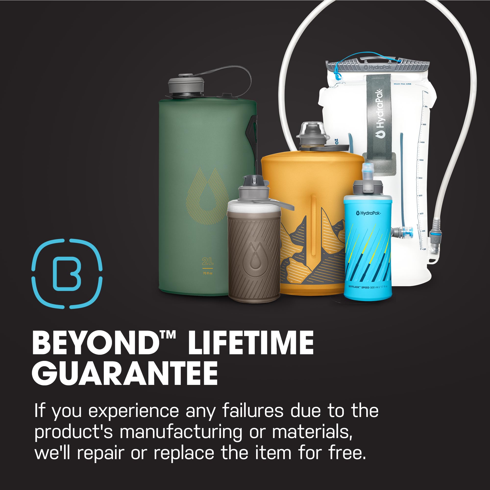 HydraPak Force Hydration Reservoir (3L, Mammoth Grey) 🍁 All In One Marketplace Canada
