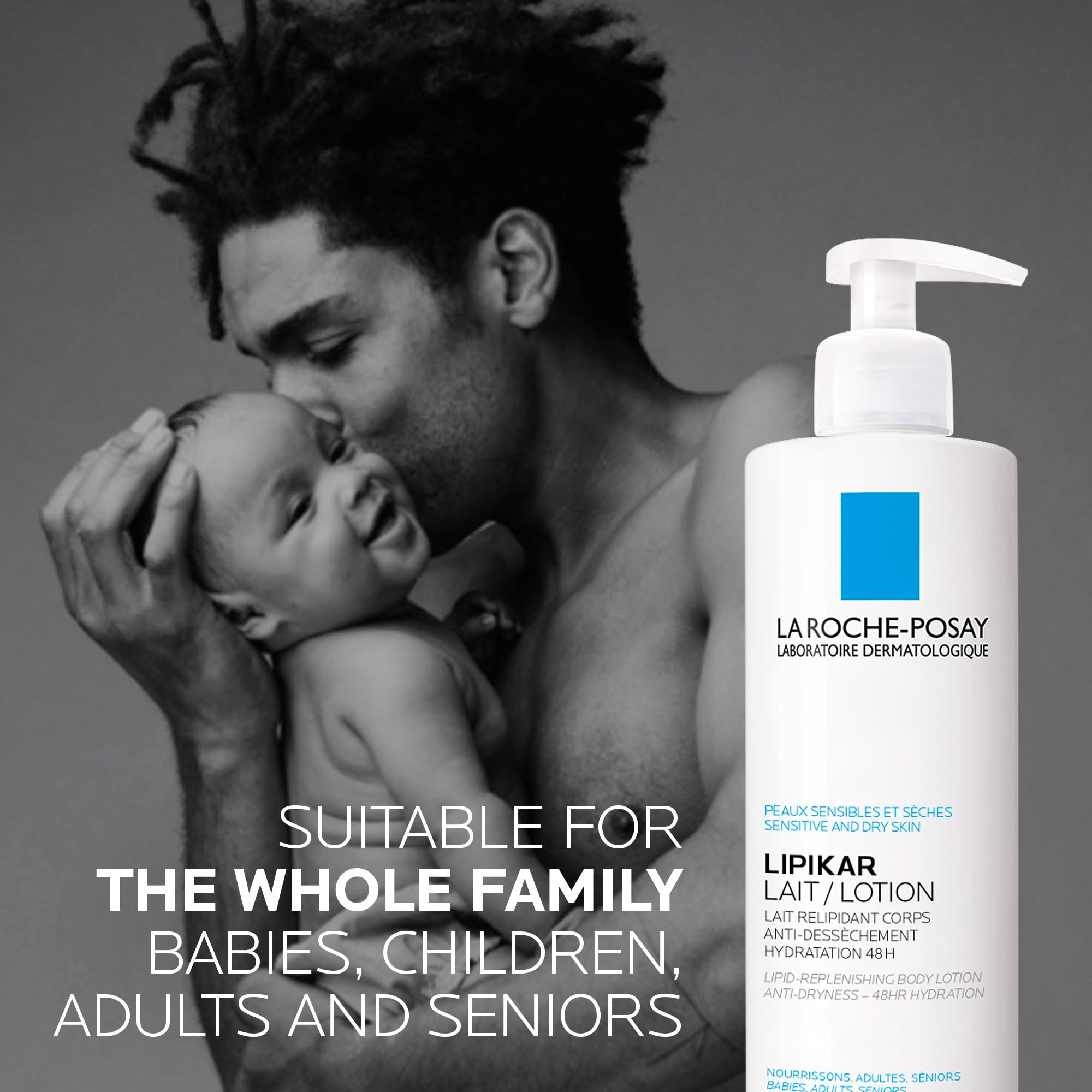 La Roche-Posay Body Lotion, Lipikar Body Lotion Daily Repair Moisturizing Lotion with Shea Butter and Glycerin, Fragrance Free, Paraben Free, 400mL 🍁 All In One Marketplace Canada