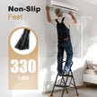HBTower Step Ladder, 2 Step Stool for Adults, 2 Step Ladder Folding Step Stool with Cushioned Handle, 330 lbs/150 kg Capacity, 2 Step Ladder with Wide Anti-Slip Pedal Ergonomic Design 🍁 All In One Marketplace Canada