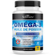 Fish Oil Omega 3 EPA & DHA 2250 mg | Burpless Lemon Flavor Triple Strength Supplement with Fatty Acids from Wild Icelandic Fish | Supports Joint, Eyes, Brain & Skin Health | Non GMO | 90 Softgels 🍁 All In One Marketplace Canada