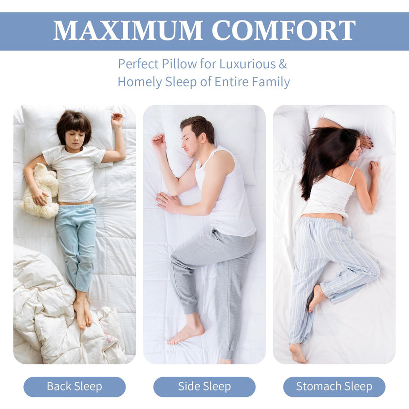 SHERWOOD Hotel Collection Soft Down Alternative Bed Pillows (Queen) 🍁 All In One Marketplace Canada