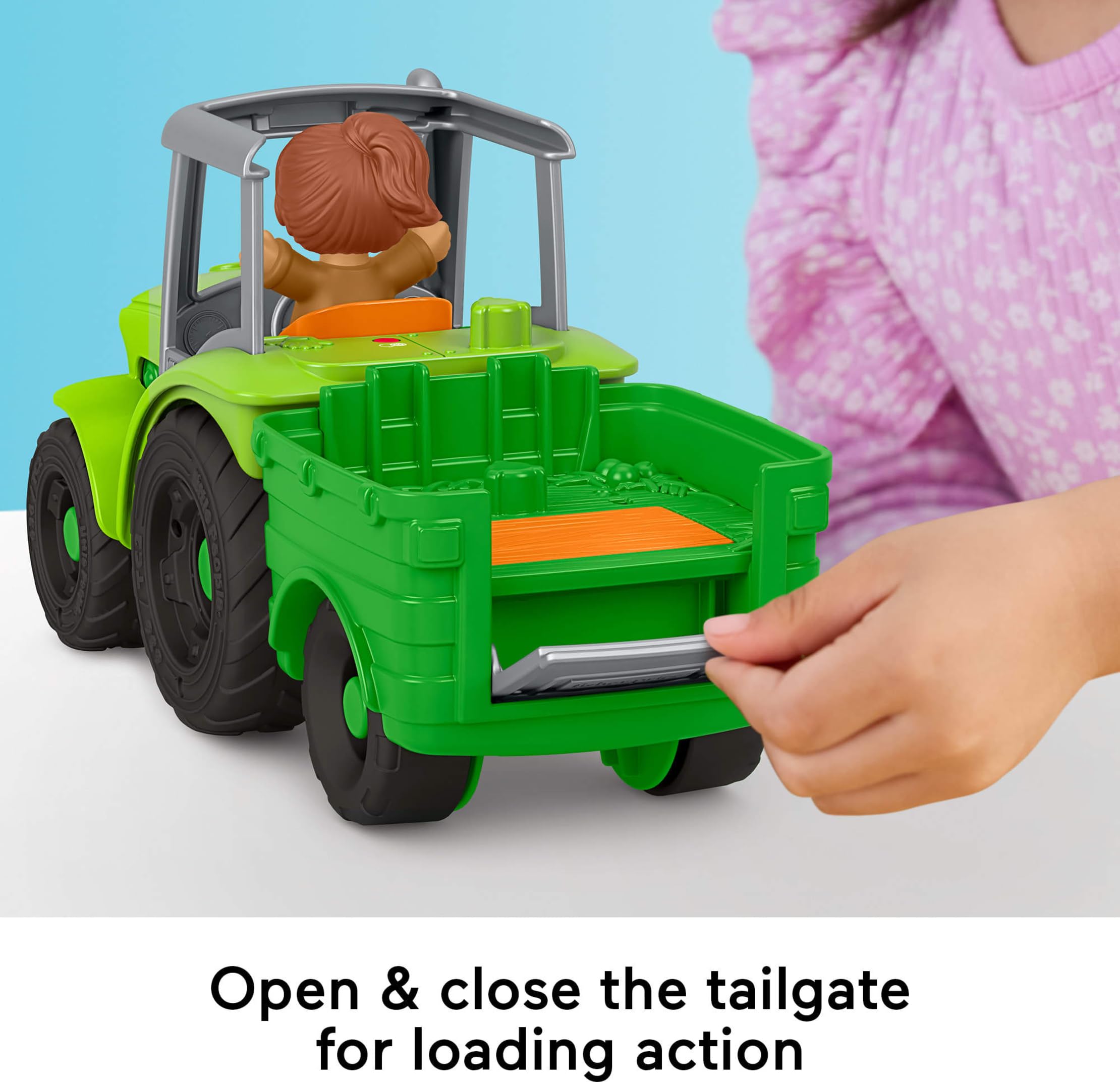 Fisher-Price Little People Push & Play Tractor, Multilanguage 🍁 All In One Marketplace Canada