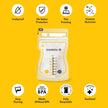 Medela Easy Pour Disposable Breast Milk Storage Bags, 7 oz/210 ml Capacity, Leakproof Design with Milk Protection, Made Without BPA, Pack of 200 🍁 All In One Marketplace Canada