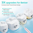 COSLUS Water Teeth Flosser C20 (F5020E): 300ML Electric Water Tooth Floss Cordless Jet Flossers for Teeth Cleaning IPX7 Waterproof Rechargeable Portable Travel Floss Light-Pink 🍁 All In One Marketplace Canada