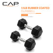 CAP Barbell 15 LB Pair Coated Hex Dumbbell Weight 🍁 All In One Marketplace Canada