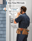 TEEHO TE001 Keyless Entry Door Lock with Keypad - Smart Deadbolt Lock for Front Door with 2 Keys - Auto Lock - Easy Installation - Satin Nickel 🍁 All In One Marketplace Canada