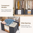 Lifewit 6 Pack Clothes Storage Bags, Foldable Fabric Closet Storage Containers and Organization, Underbed Lidded Storage Bins for Clothing, Blankets with Reinforced Handle, Sturdy Zipper, Clear Window 🍁 All In One Marketplace Canada