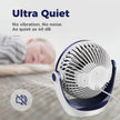OCOOPA Small USB Desk Fan Table Fan 5'' with Strong Airflow & Quiet Operation, Portable Cooling Mini Fan 3 Speed, 360°Rotatable Head for Home Office Bedroom Desktop 🍁 All In One Marketplace Canada