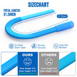 Sealegend 1 Piece Dryer Vent Cleaning Kit, Dryer Vent Cleaner Dryer Lint Vacuum Attachment with Stretch Connector Compatible with All Vacuum Cleaner Vacuum Hose Lint Remover, Blue 31.5 Inch 🍁 All In One Marketplace Canada