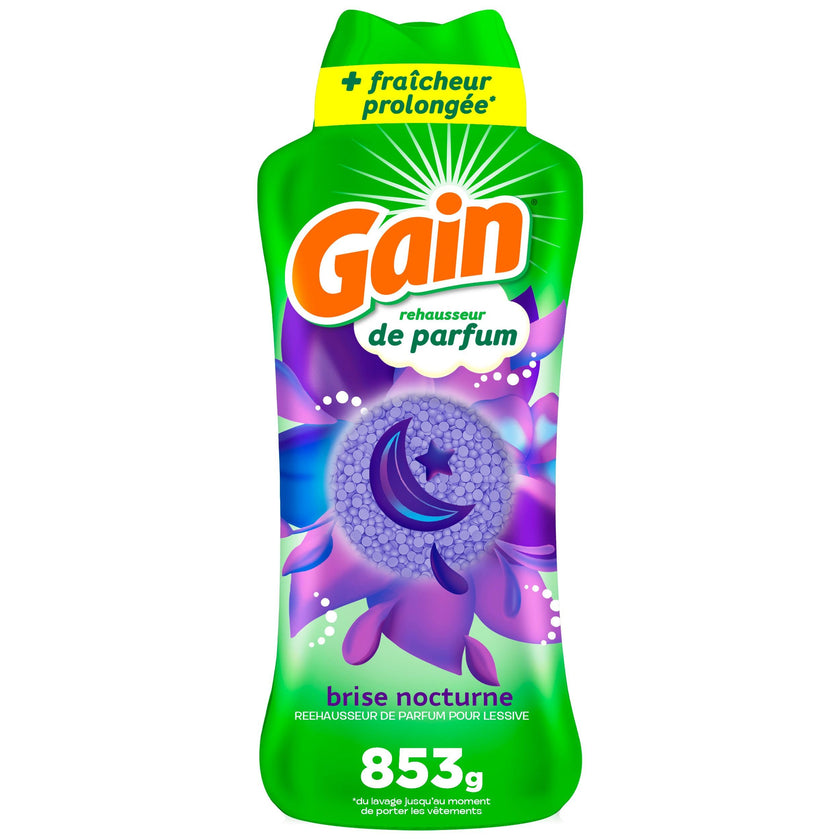 Gain In-Wash Laundry Scent Booster, Moonlight Breeze Scent, Fresh Extender + Odour Protection, 853 Grams 🍁 All In One Marketplace Canada