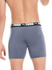 Puma Men's 4 Pack Active Stretch Boxer Briefs, Black/Grey, Medium 🍁 All In One Marketplace Canada