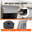 VEVOR Garage Door Seals Bottom Rubber, U Shape +O Ring Combination Garage Door Bottom Weather Seal, 20ft Weatherproofing Garage Door Seal, 5/16 inch T-ends and 3 3/4 inch Width, for Doors, Black 🍁 All In One Marketplace Canada