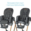 Maxi-Cosi Minla 6-in-1 High Chair, convertible, from birth, detachable kitchen booster seat, compact fold, easy to clean, Classic Graphite 🍁 All In One Marketplace Canada