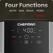 Chefman TurboFry® Touch Air Fryer, XL 8-Qt (7.5L) Family Size, One-Touch Digital Control Presets, French Fries, Chicken, Meat, Fish, Nonstick Dishwasher-Safe Parts, Automatic Shutoff, Stainless Steel 🍁 All In One Marketplace Canada