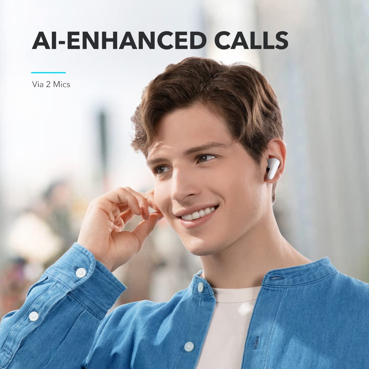 soundcore by Anker P20i True Wireless Earbuds, 10mm Drivers with Big Bass, Bluetooth 5.3, 30H Long Playtime, IPX5 Water-Resistant, 2 Mics for AI Clear Calls, 22 Preset EQs, Customization via App 🍁 All In One Marketplace Canada