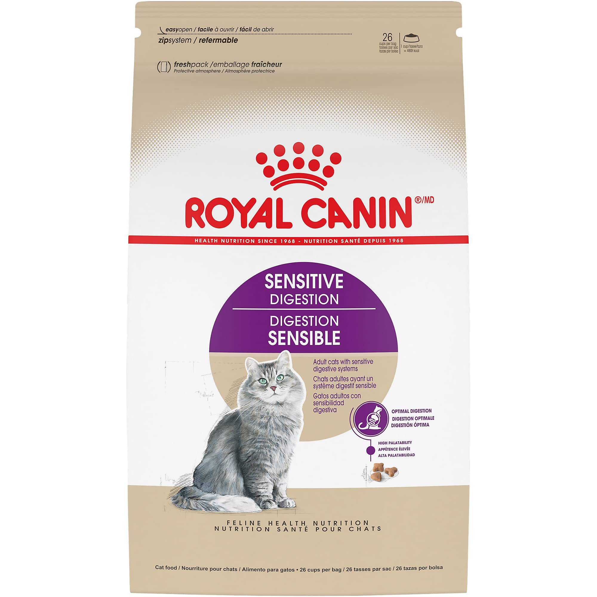 Royal Canin Feline Health Nutrition Sensitive Digestion Cat Food Dry Formula, Balanced Nutrition to Support Digestive Health, 7 lb Bag 🍁 All In One Marketplace Canada